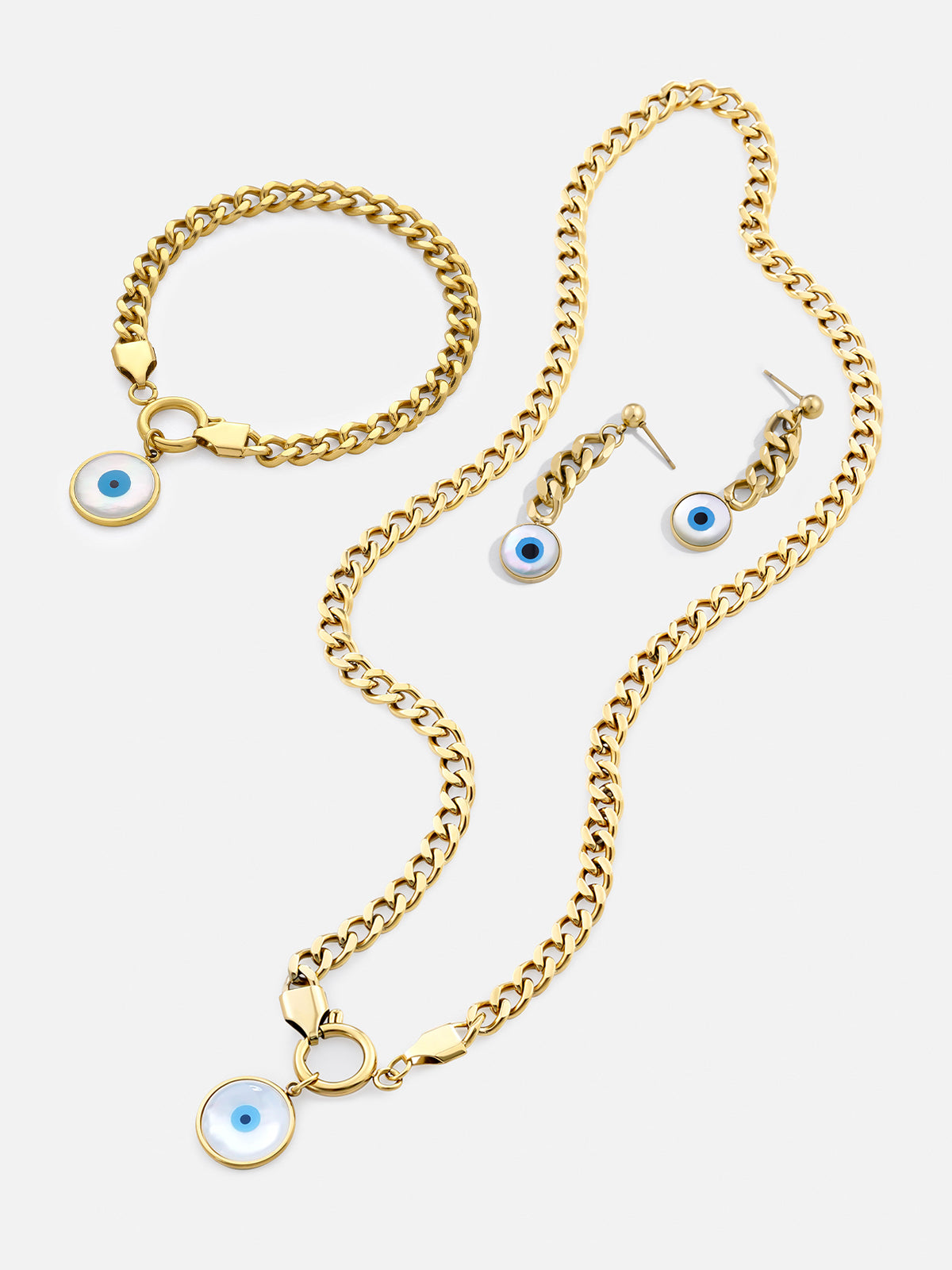 Enzo Eye Set(Necklace+Earring+Bracelets)