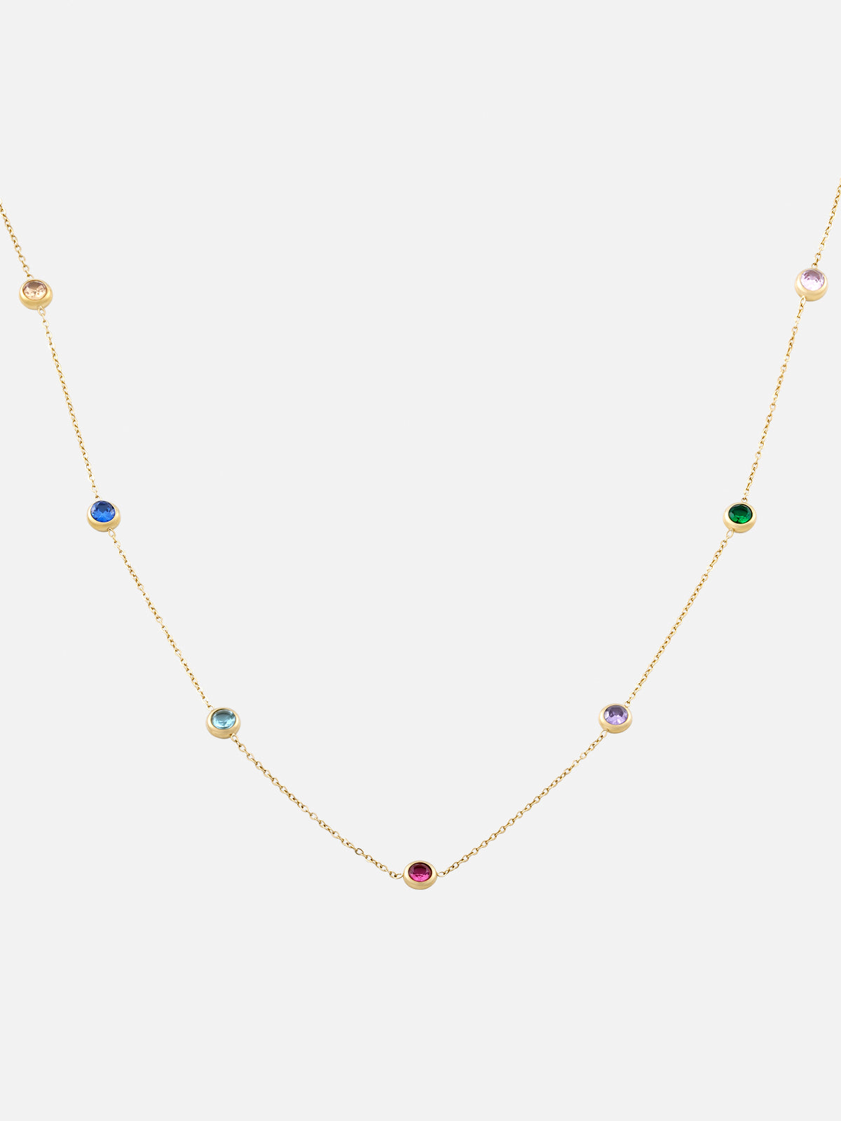 Rainbow Set（ Necklace+Earrings）