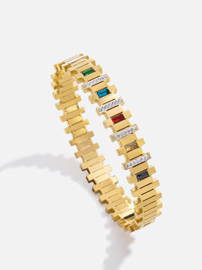 Colorful Train Track Design Bracelet